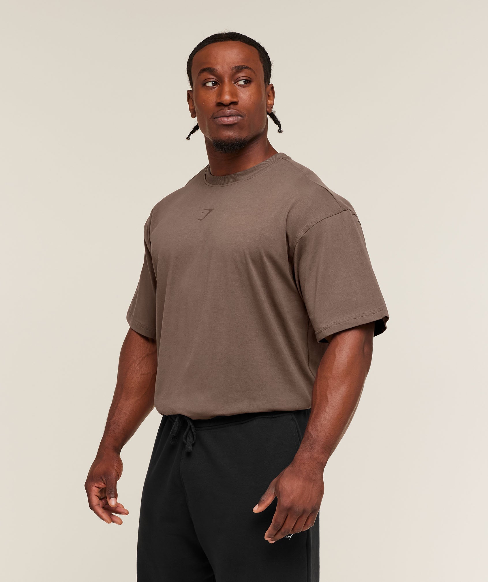 Gymshark Power T-Shirt - Soft Brown