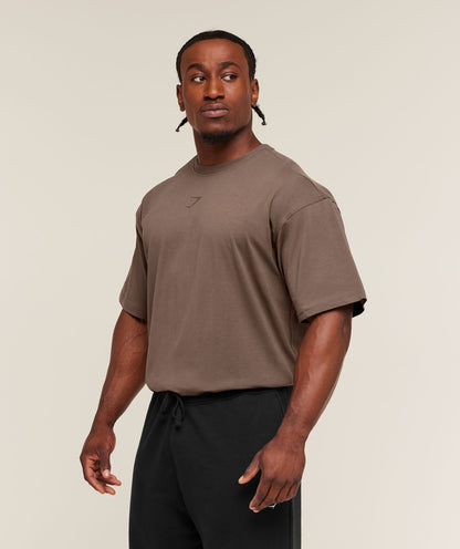 Gymshark Power T-Shirt - Soft Brown