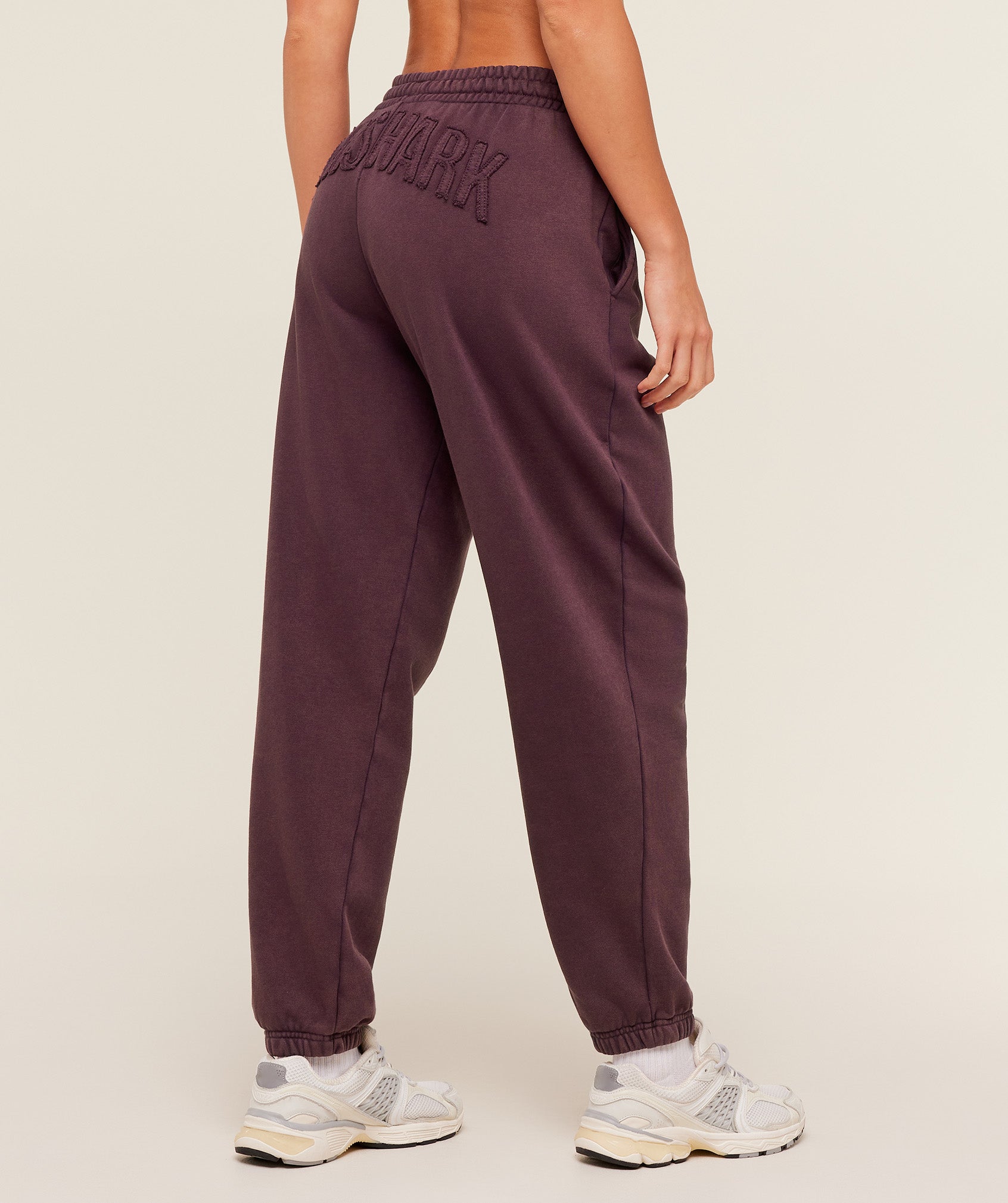 Gymshark Power Washed Cuff Joggers -  Cherry Purple/Acid Wash