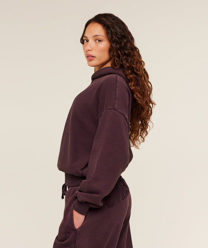 Gymshark Power Washed Oversized Hoodie -  Cherry Purple/Acid Wash