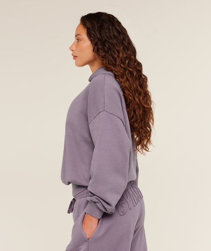 Gymshark Power Washed Oversized Hoodie -  Dusk Purple/Acid Wash
