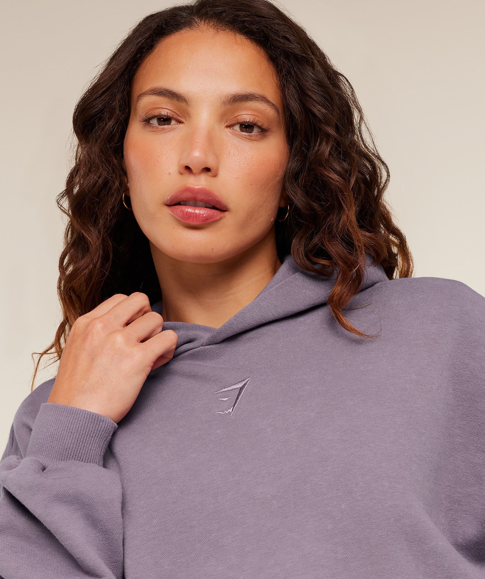 Gymshark Power Washed Oversized Hoodie -  Dusk Purple/Acid Wash