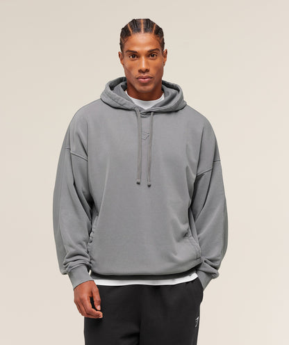 Gymshark Power Washed Hoodie - GS Medium Grey