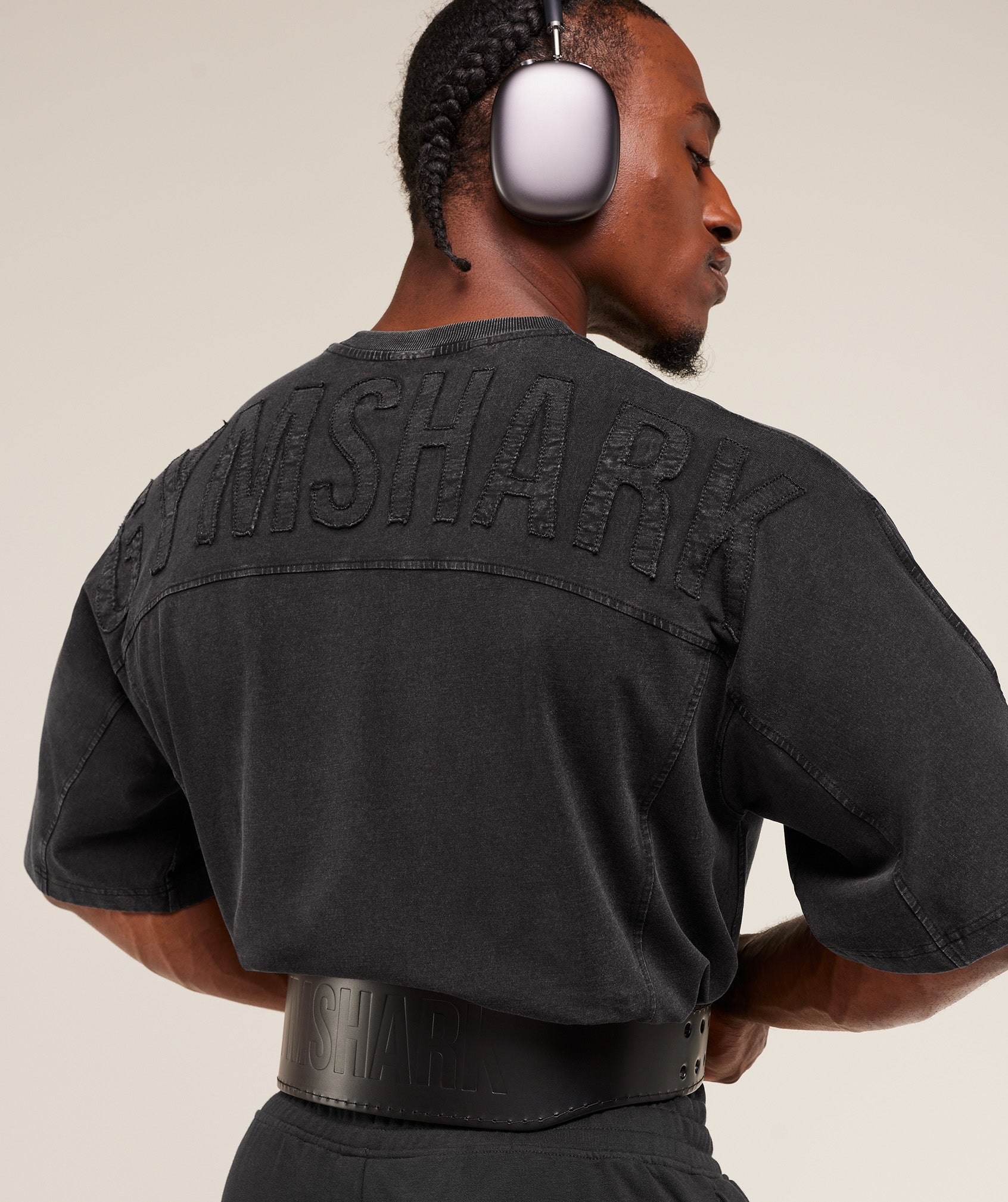 Gymshark Power Washed T-Shirt - GS Black