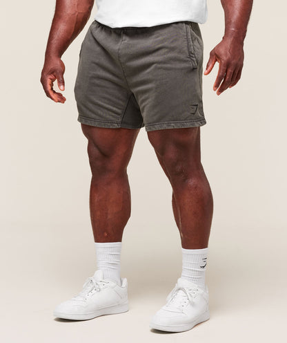 Gymshark Heritage 5" Shorts - Onyx Grey
