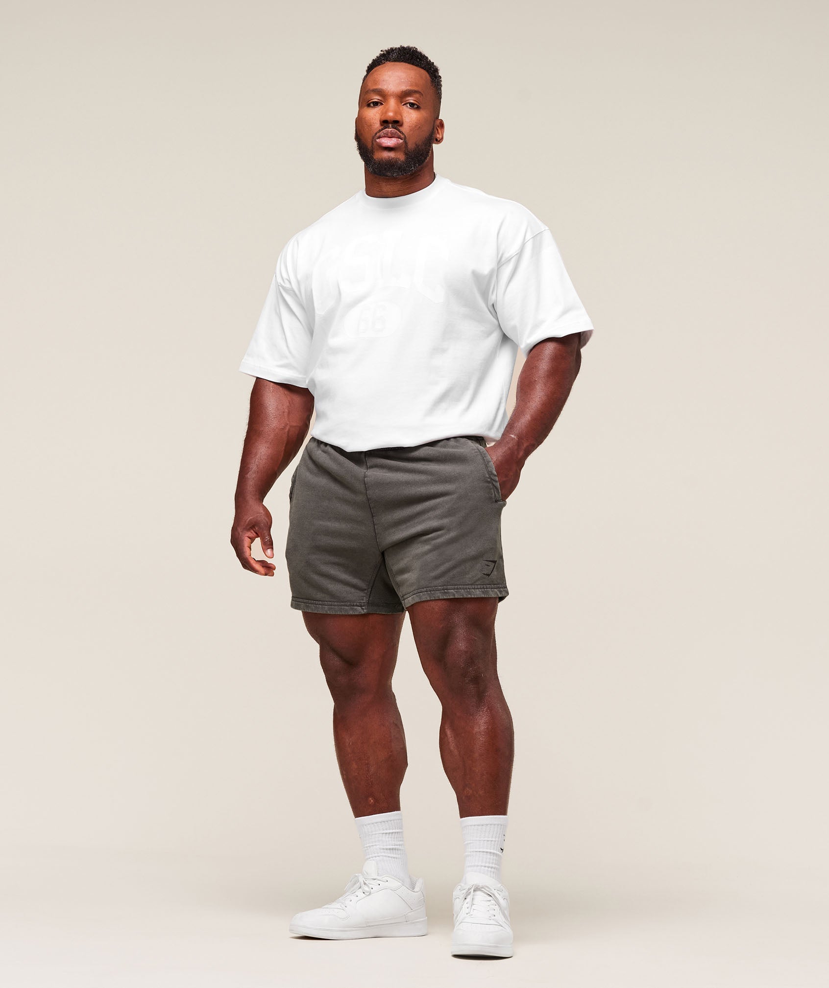 Gymshark Heritage 5" Shorts - Onyx Grey