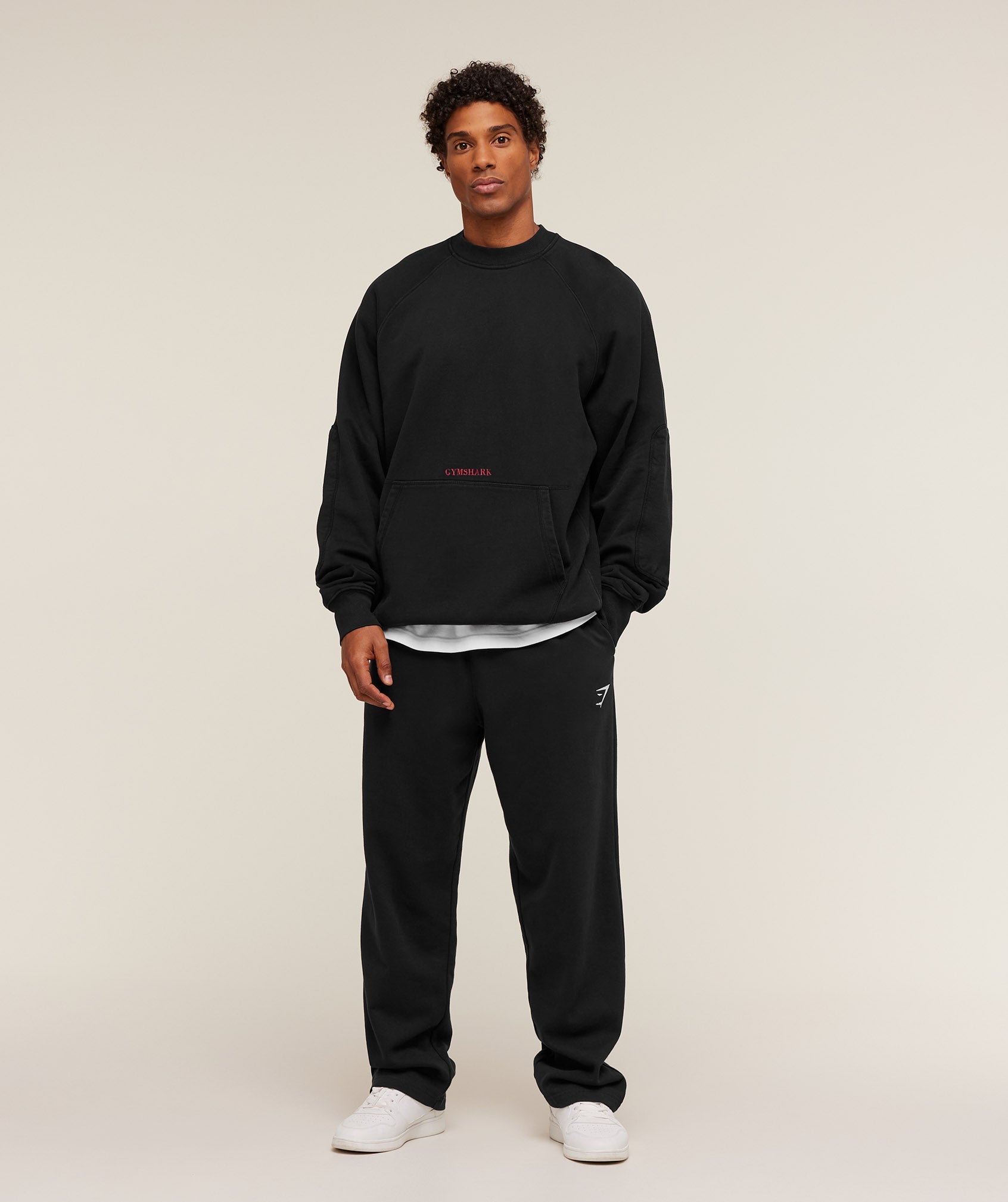 Gymshark Premium Heavyweight Crew - Black