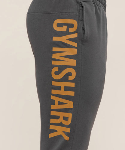 Gymshark Prime Joggers - Onyx Grey/Antique Gold