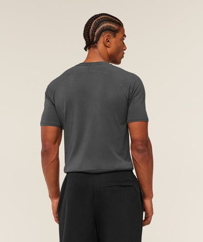 Gymshark Prime T-Shirt - Onyx Grey/Antique Gold
