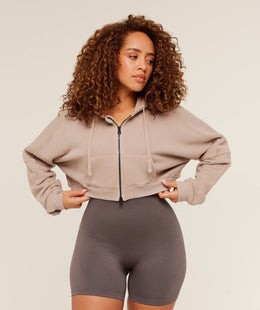 Gymshark Pump Zip Through Hoodie - GS Dusk Pink/WASH