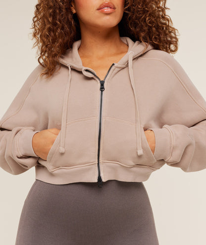 Gymshark Pump Zip Through Hoodie - GS Dusk Pink/WASH