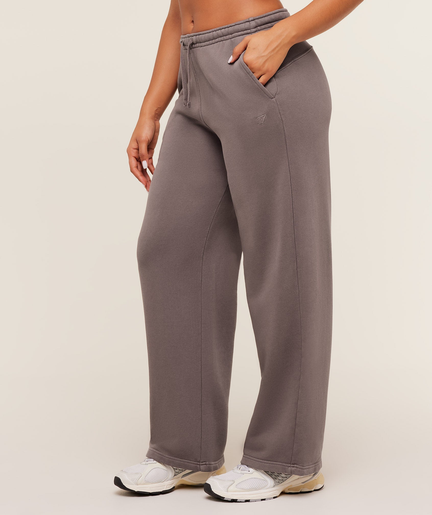 Gymshark Pump Straight Leg Pant - GS Cool Brown/WASH