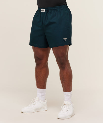 Gymshark Pumper Shorts 5" - Deep Petrol Blue
