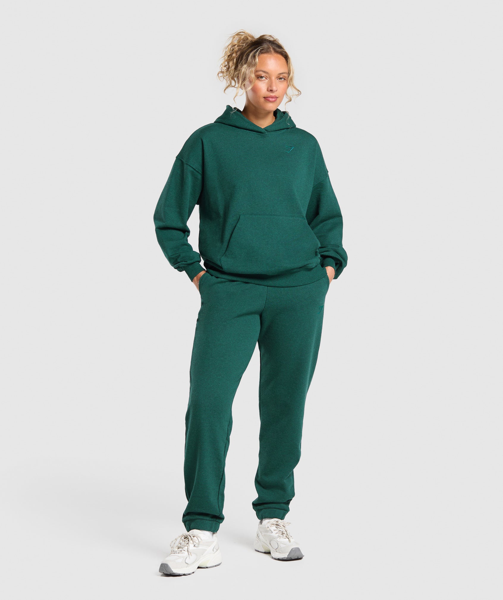 Gymshark Rest Day Sweats Hoodie - Bros Bold Teal Marl