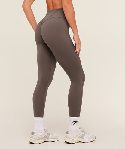 Gymshark Legacy Leggings - Cool Brown