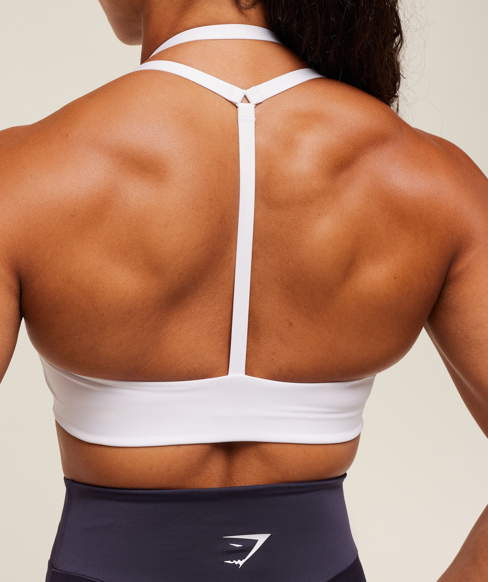 Gymshark Reps T Back Sports Bra - White