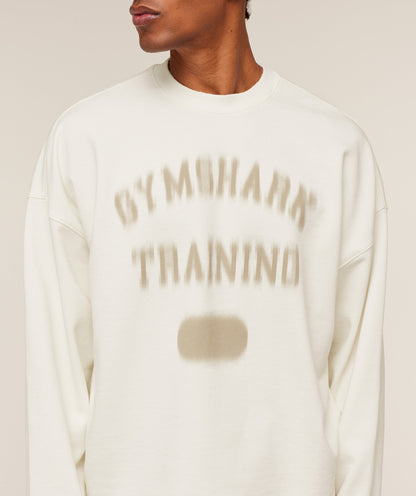 Gymshark Re-Rack Crew Neck Pullover - GS Soft White