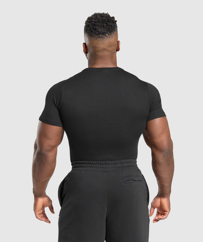 Gymshark Ribbed T-Shirt - Black