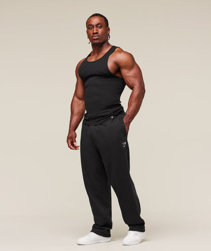 Gymshark Ribbed Tank 1PK - Black