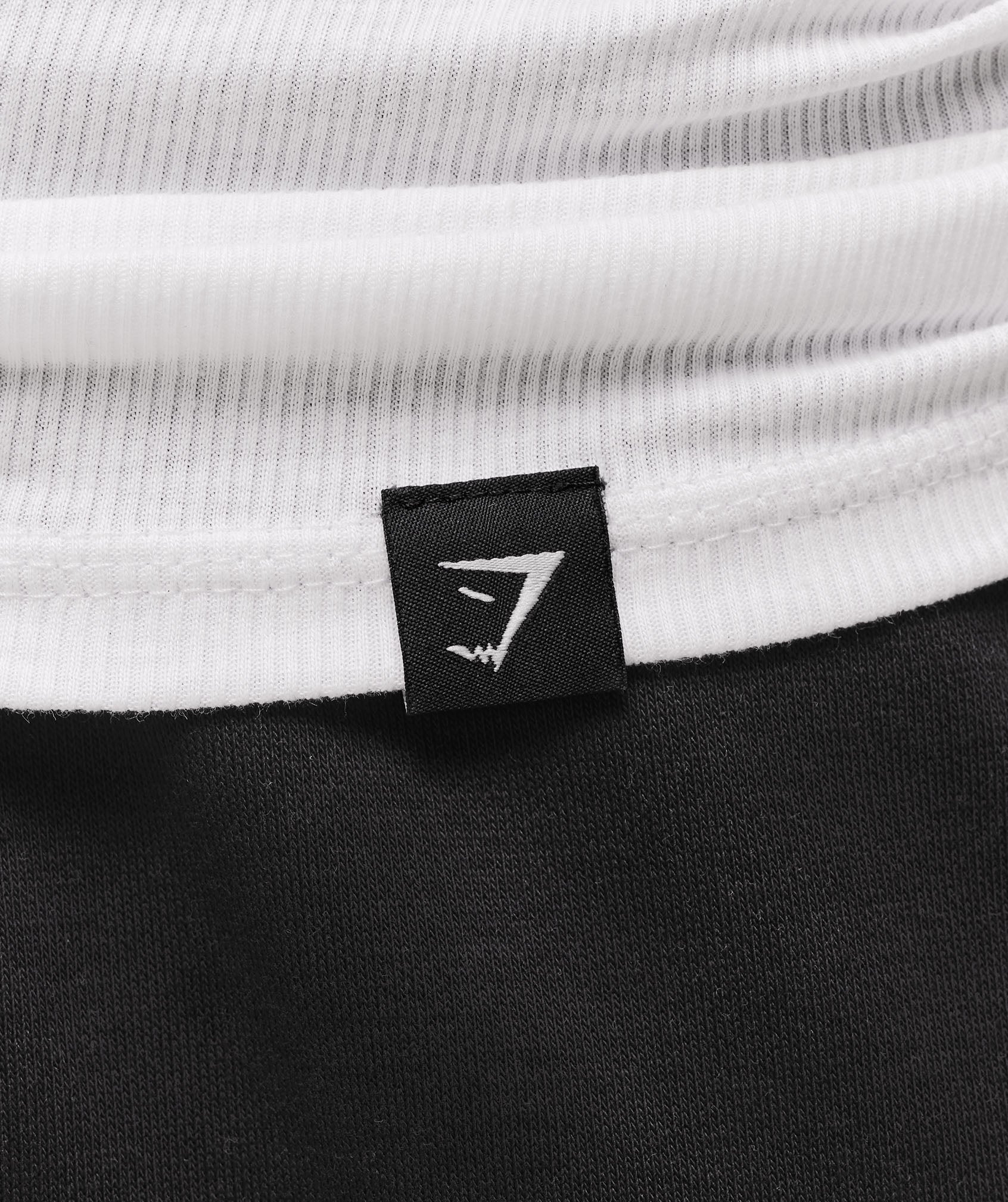 Gymshark Ribbed Tank 1PK - White