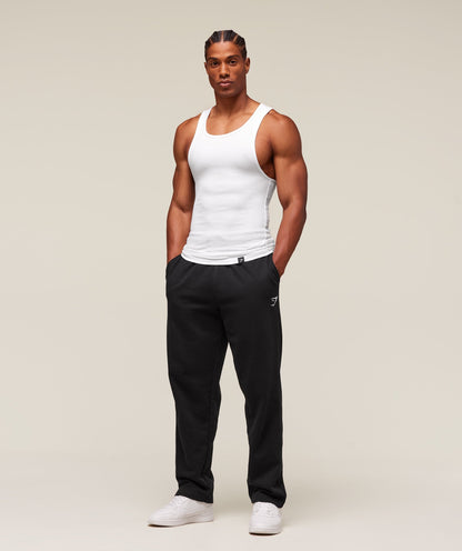 Gymshark Ribbed Tank 1PK - White