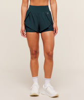 Gymshark Running 2-in-1 Shorts - Deep Petrol Blue