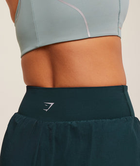 Gymshark Running 2-in-1 Shorts - Deep Petrol Blue