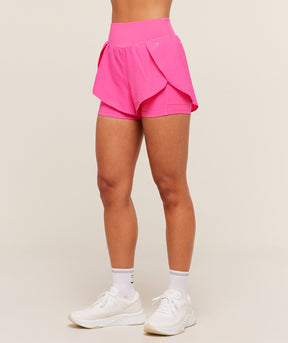 Gymshark Running 2-in-1 Shorts - Energy Pink