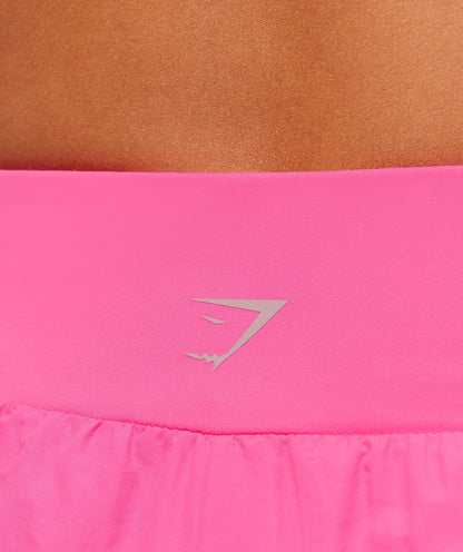 Gymshark Running 2-in-1 Shorts - Energy Pink