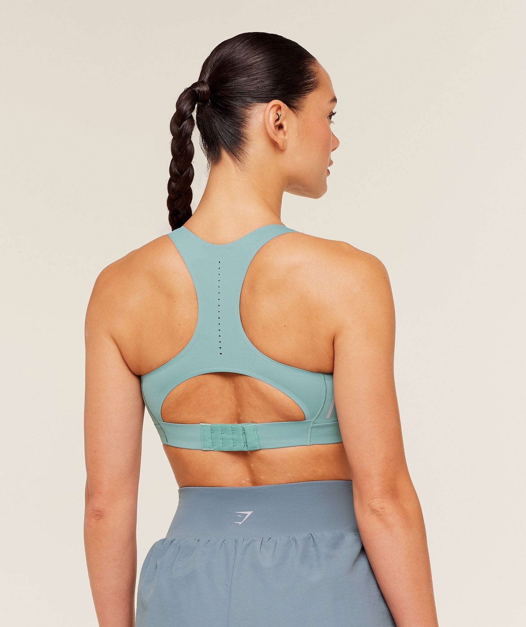 Gymshark Medium Support Running Sports Bra - GS Storm Blue