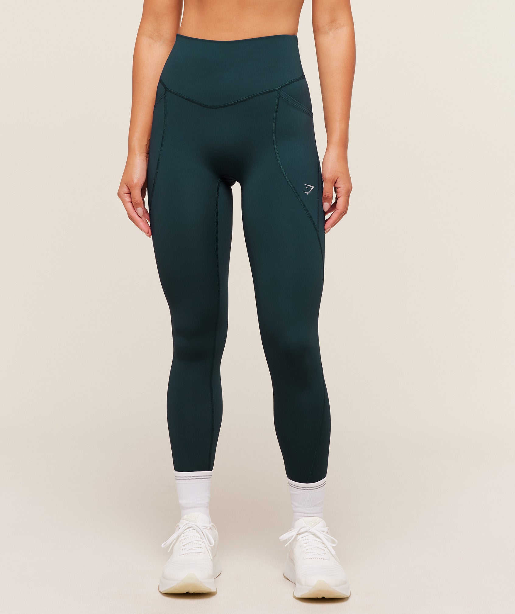 Gymshark Running Pocket Leggings - Deep Petrol Blue