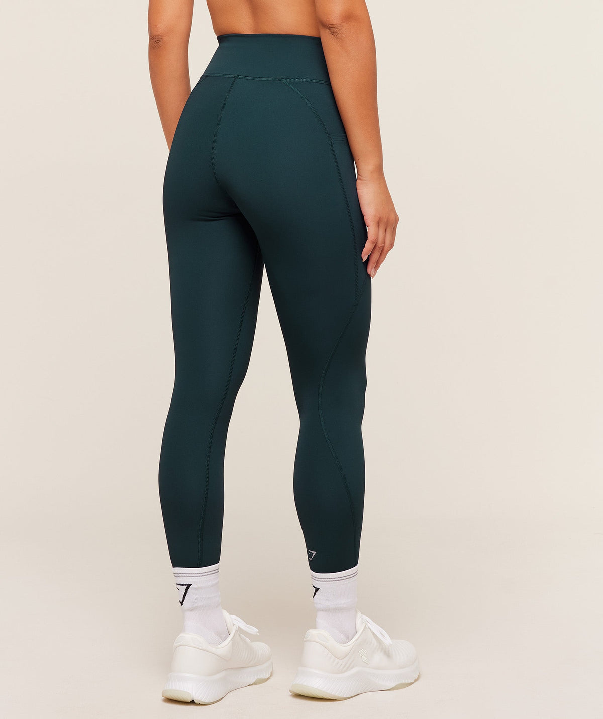 Gymshark Running Pocket Leggings - Deep Petrol Blue