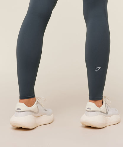 Gymshark Running Pocket Leggings - Titanium Blue