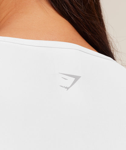 Gymshark Running Long Sleeve Top - White