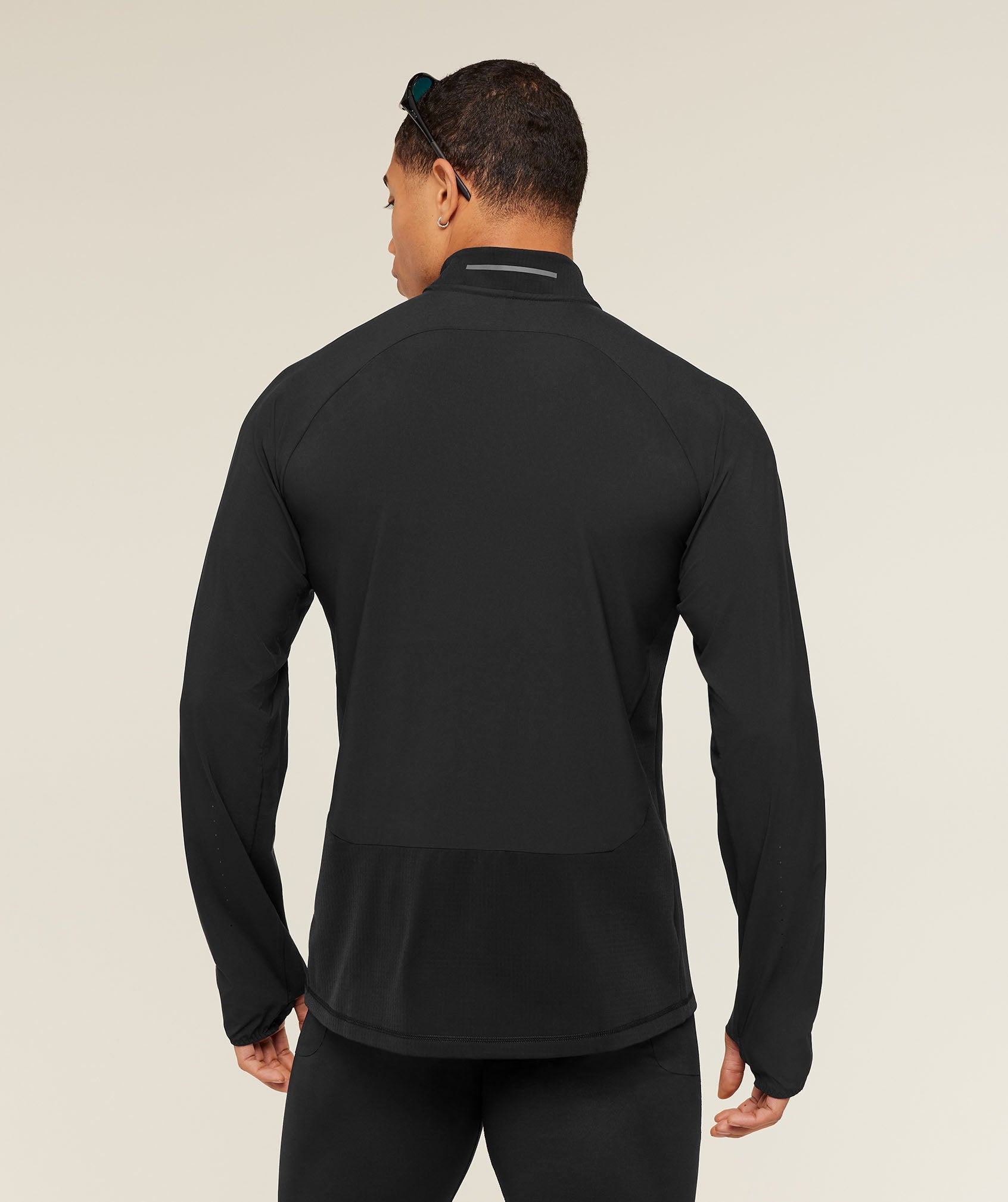 Gymshark Running Elite 1/4 Zip - Black