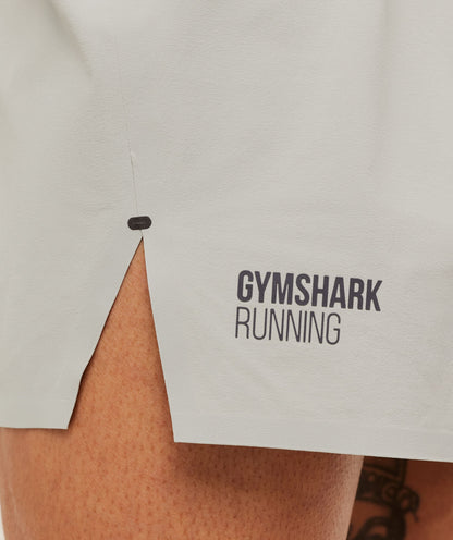 Gymshark Running Elite 5" Short - Stone Grey