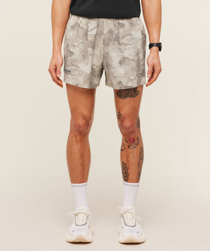 Gymshark Running Elite 5" Short - Pebble Grey