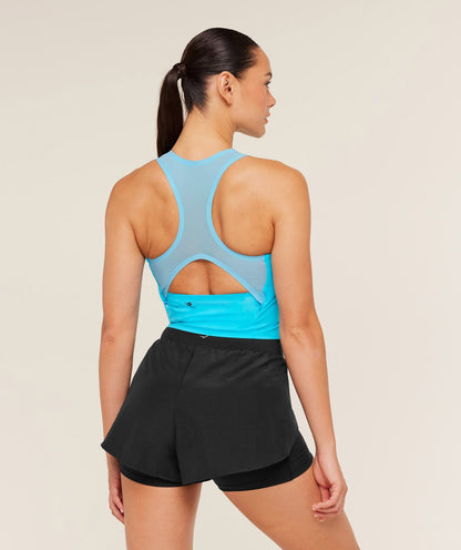 Gymshark Running Elite Bodyfit Tank - Brand Blue