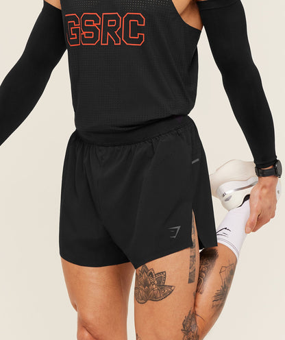 Gymshark Running Elite Race 5" Short - Black