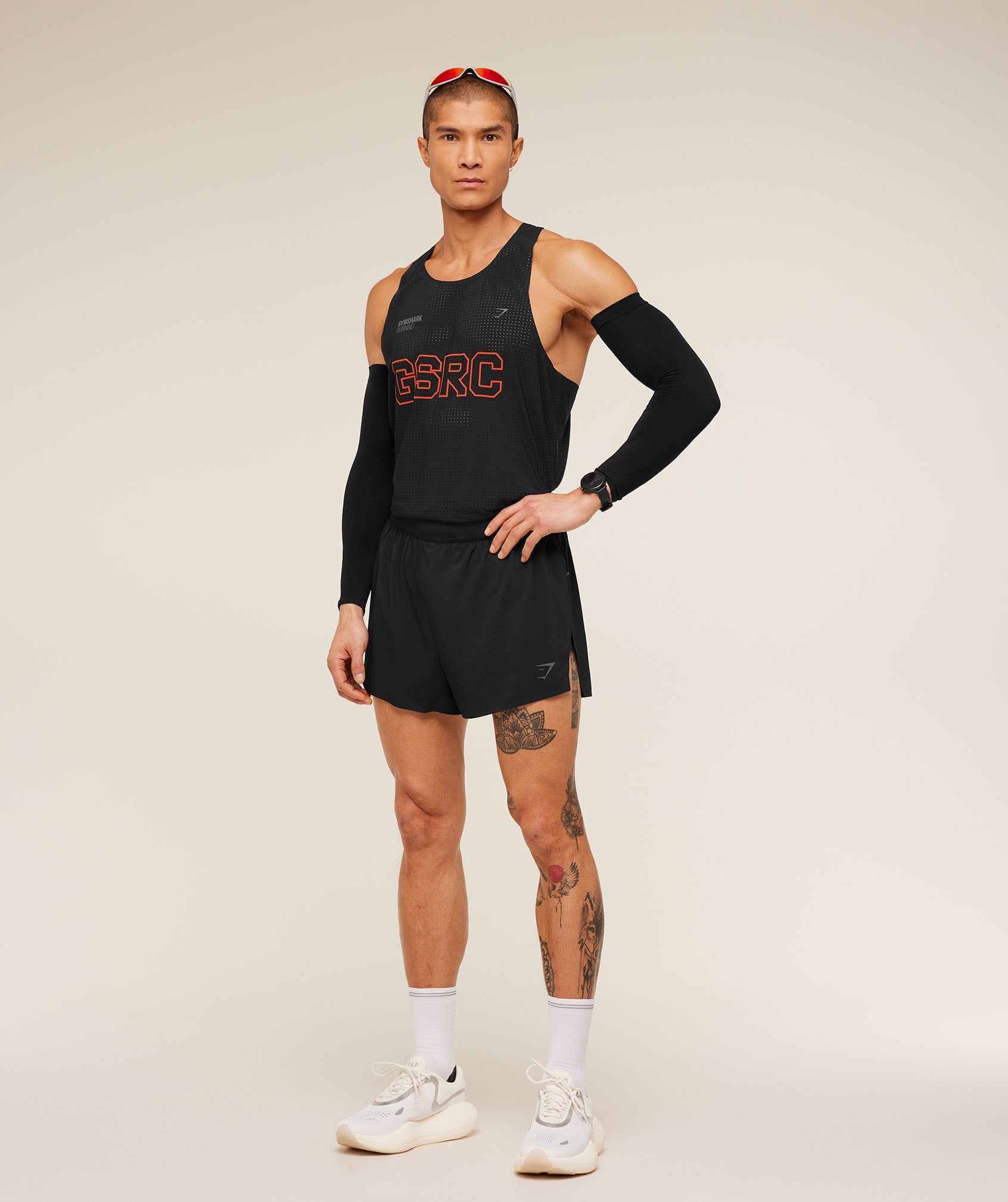 Gymshark Running Elite Race 5" Short - Black
