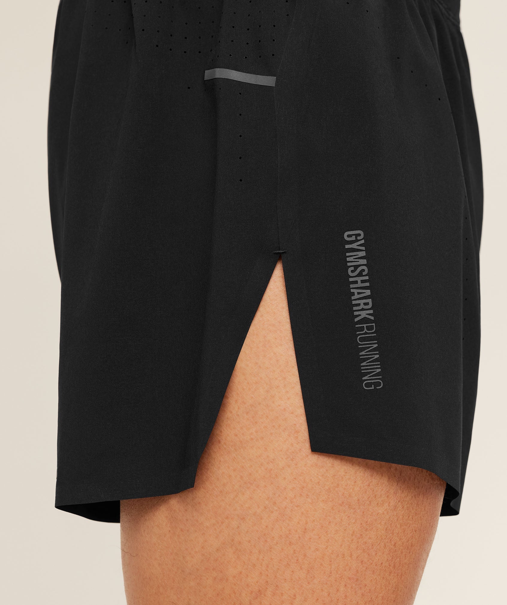 Gymshark Running Elite Race 5" Short - Black