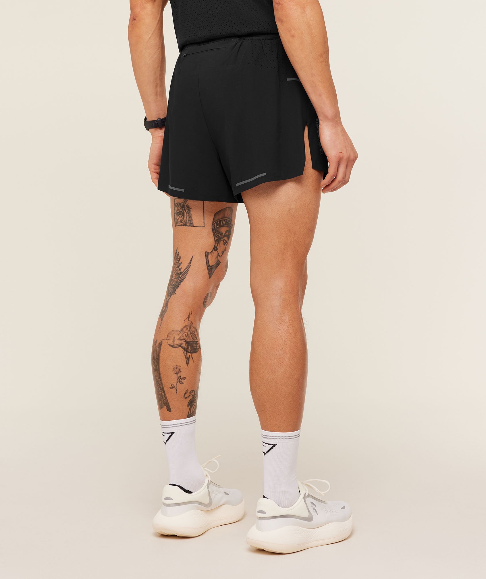 Gymshark Running Elite Race 5" Short - Black
