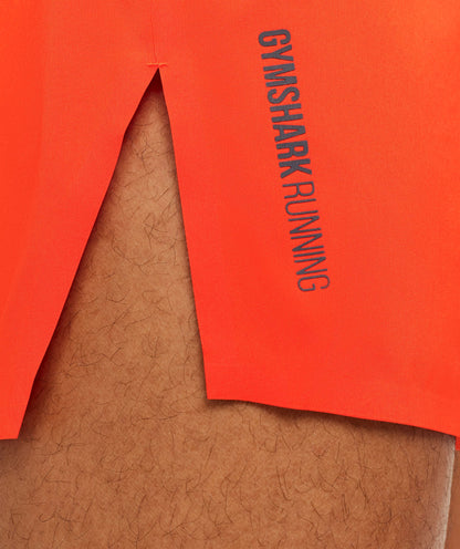Gymshark Running Elite Race 5" Short - Electric Orange