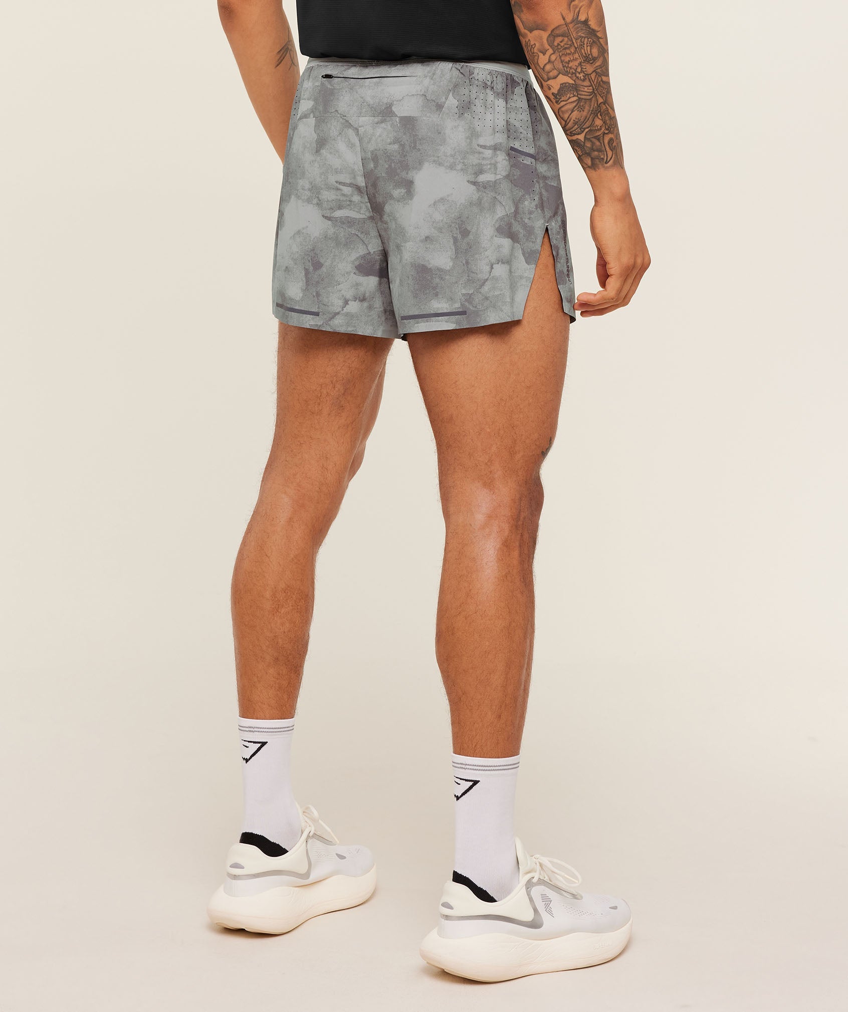 Gymshark Running Elite Race 5" Short - Smokey Grey