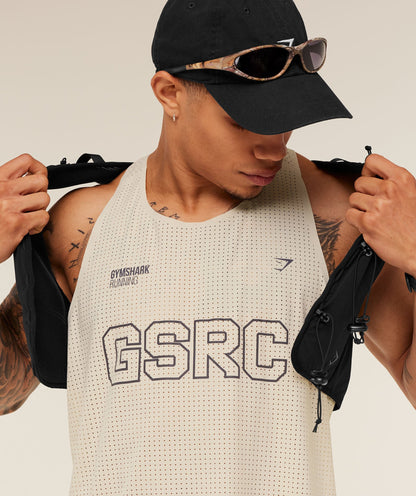 Gymshark Running Elite Race Vest - Pebble Grey