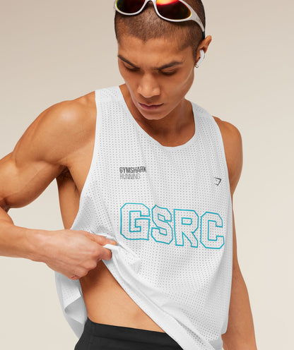 Gymshark Running Elite Race Vest - White