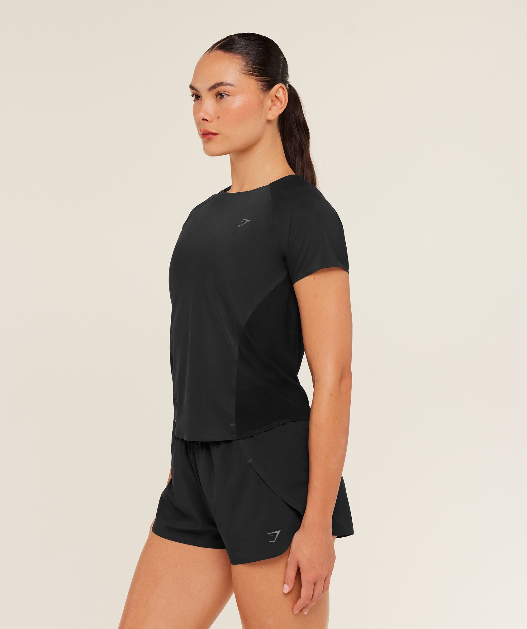 Gymshark Running Elite T-Shirt - Black