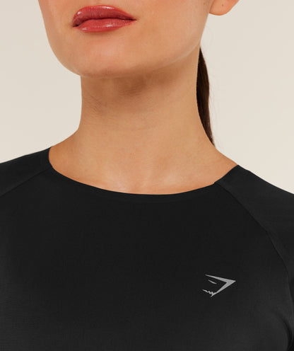 Gymshark Running Elite T-Shirt - Black