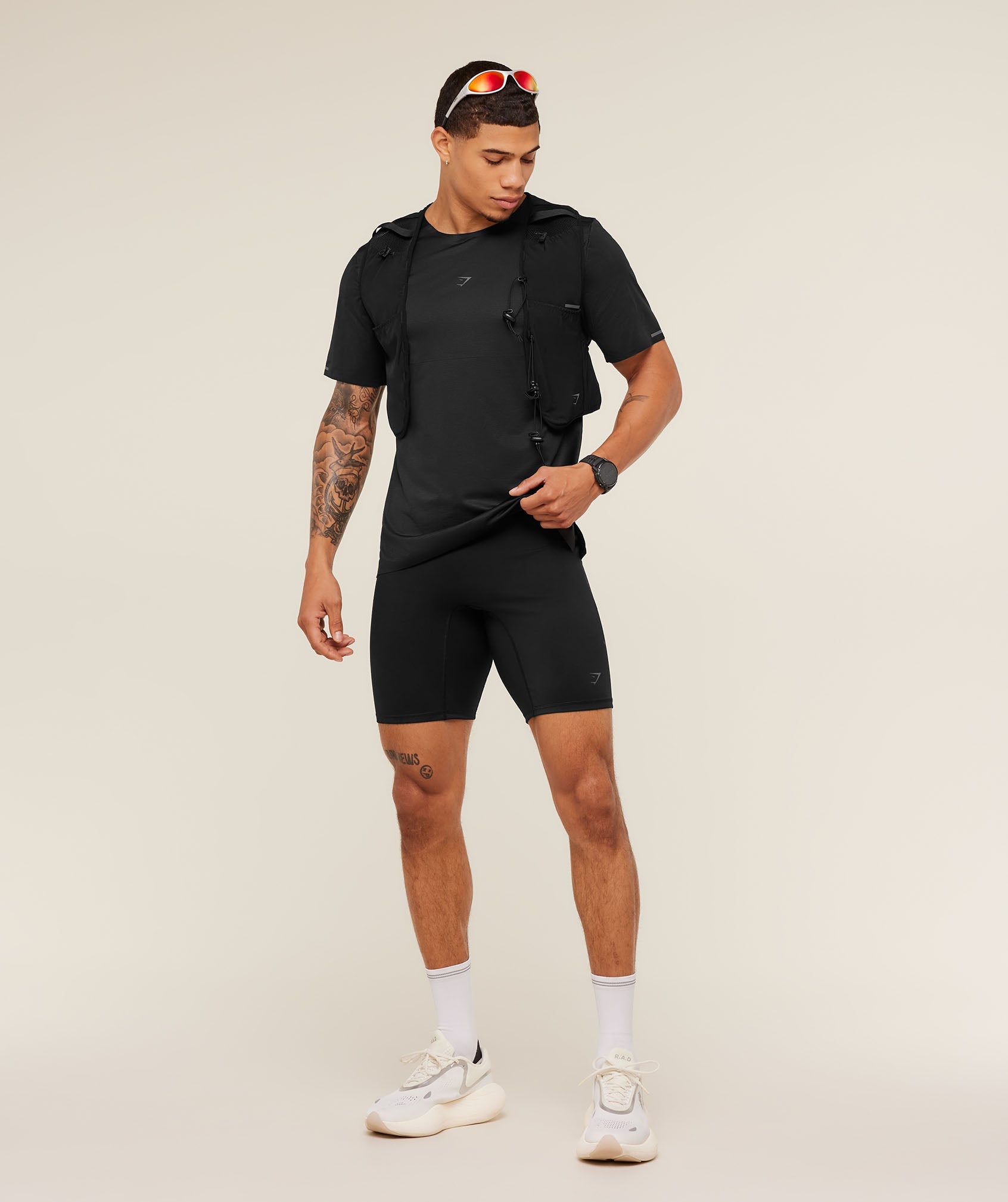 Gymshark Running Elite T-Shirt - Black