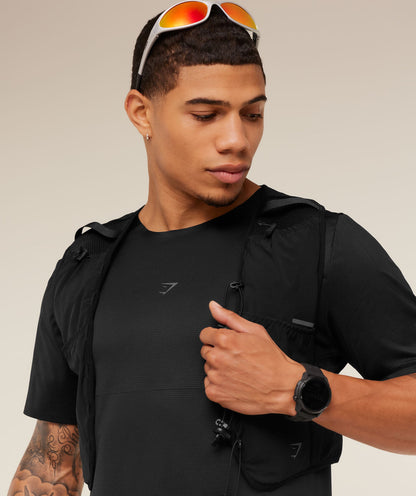 Gymshark Running Elite T-Shirt - Black